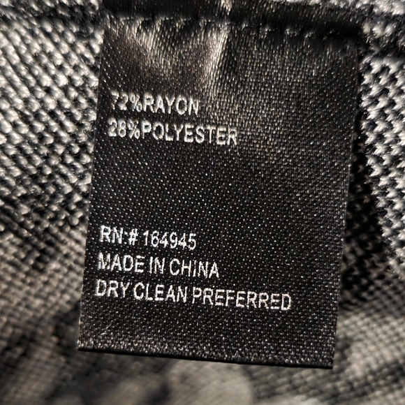 TOCCIN NYC Black & White Houndstooth Mock Neck Sweater Size M - Picture 5 of 5